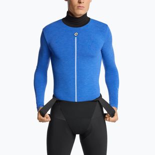 Longsleeve rowerowy męski ASSOS Ultraz Winter Skin Layer P1 calypso blu