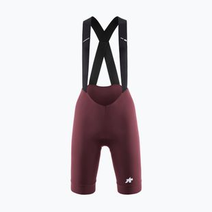 Spodenki rowerowe damskie ASSOS Uma GT S11 Bib Shorts W burgundy red