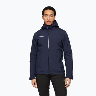 Kurtka przeciwdeszczowa męska Mammut Linard HS Thermo Hooded Jacket Men marine