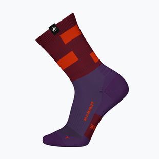 Skarpety Mammut Hiking Merino Crew Socks paloja/dark mammut red