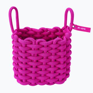 Koszyk na kierownicę dziecięcy Micro Basket rosa