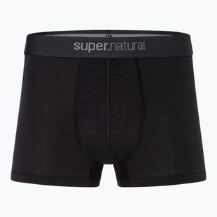 Bokserki termoaktywne męskie super.natural Tundra 175 2 pary jet black/jet black