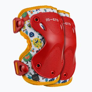 Zestaw ochraniaczy dziecięcych Micro Monster red
