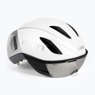 Kask rowerowy Giro Vanquish Integrated Mips matte white/silver/vivid road onyx