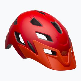Kask rowerowy dziecięcy Bell Sidetrack Integrated MIPS Jr matte red/orange