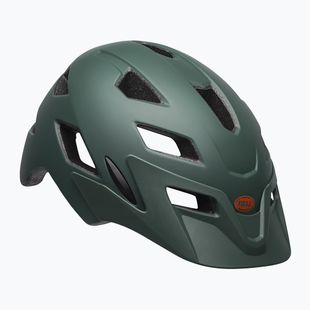 Kask rowerowy dziecięcy Bell Sidetrack Jr matte dark green/orange
