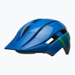 Kask rowerowy dziecięcy Bell Sidetrack II Integrated MIPS Jr gloss blue/green
