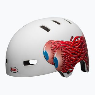 Kask rowerowy Bell Local matte white/eyes