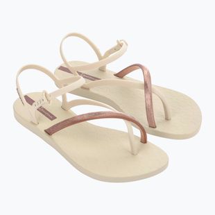 Sandały damskie Ipanema Elegant beige/gold pink