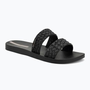 Klapki damskie Ipanema Renda II black/glitter black