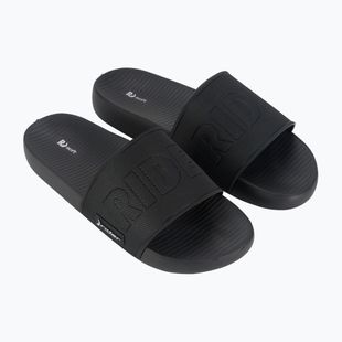 Klapki męskie RIDER Grid Slide black/black/silver