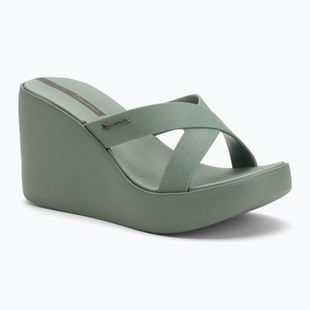 Klapki damskie Ipanema High Fashion II Slide green/glitter green/grey