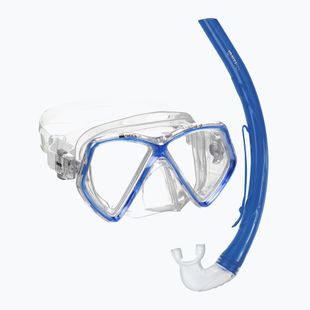 Zestaw do snorkelingu dziecięcy Mares Combo Zephir Junior royal blue/clear