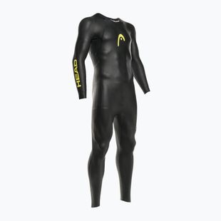 Pianka triathlonowa męska HEAD Ow Free 3.2 mm black/yellow