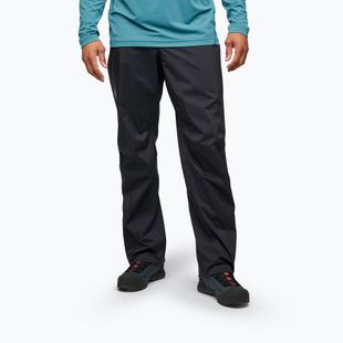 Spodnie przeciwdeszczowe męskie Black Diamond Fineline Stretch FZ black