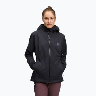 Kurtka przeciwdeszczowa damska Black Diamond Fineline Stretch black