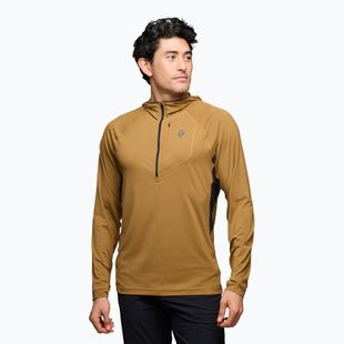 Bluza trekkingowa męska Black Diamond Alpenglow Pro Hoody flax