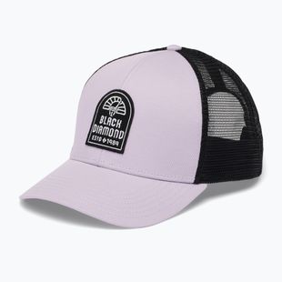 Czapka z daszkiem Black Diamond Trucker soft lilac/black/black cam patch