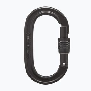 Karabinek Black Diamond Oval Keylock SCRWGT black