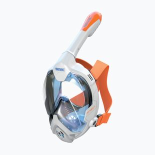Maska pełnotwarzowa do snorkelingu dziecięca SEAC Magica 170-14WO white/orange