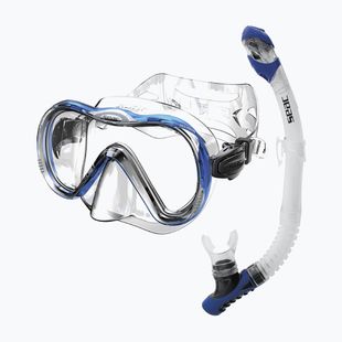 Zestaw do snorkelingu SEAC Bis Boss + Reverse Dry blue