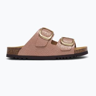 Klapki damskie Scholl Noelle Syntetic Reptile dusty pink