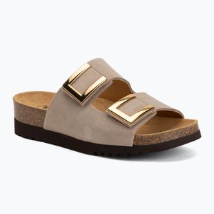 Klapki damskie Scholl Montery 2 Straps Ad Med beige