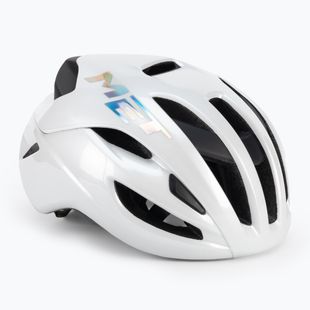 Kask rowerowy MET Rivale II Mips white holographic glossy