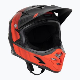 Kask rowerowy Bluegrass Intox black red matt