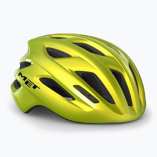 Kask rowerowy MET Idolo Mips lime yellow metallic glossy