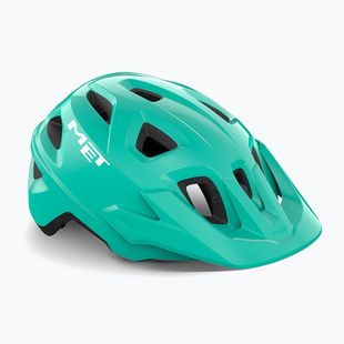 Kask rowerowy dziecięcy MET Eldar teal glossy