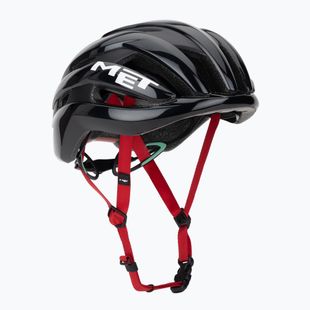 Kask rowerowy MET Trenta Mips black/red glossy