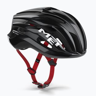 Kask rowerowy MET Trenta Mips black/red glossy