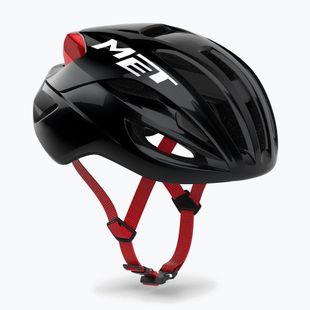Kask rowerowy MET Rivale II Mips black/red glossy