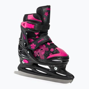 Łyżwy dziecięce Roces Jokey Ice 3.0 Girl black/pink
