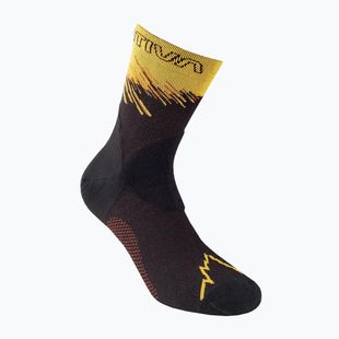 Skarpety La Sportiva Ultra Running black/yellow