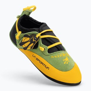 Buty wspinaczkowe dziecięce La Sportiva Stickit lime/yellow