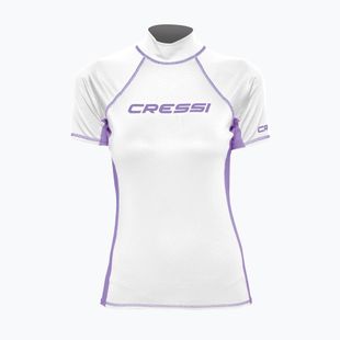 Koszulka do pływania damska Cressi Rash Guard white/lilac