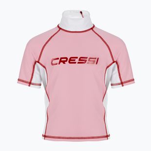 Koszulka do pływania dziecięca Cressi Rash Guard pink