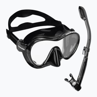 Zestaw do nurkowania Cressi F1 + Supernova Dry black