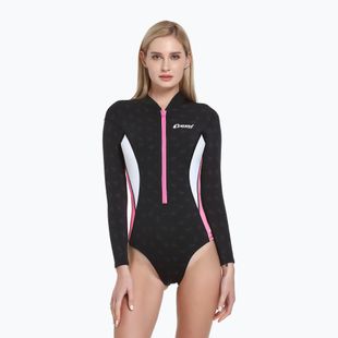 Strój neoprenowy jednoczęściowy damski Cressi Termico Shorty 2 mm black/pink/white