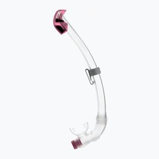 Fajka do nurkowania dziecięca Cressi Seal Dry clear/pink
