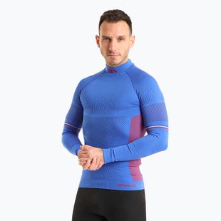 Bluza termoaktywna męska Mico M1 Mock Neck cobalto