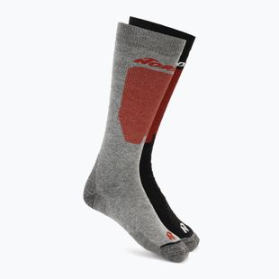 Skarpety narciarskie Nordica Uni 2.0 2 pary grey/ red+black/ red