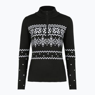 Bluza termoaktywna damska Newland Groenlandia Half Zip black/white