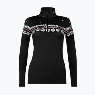 Bluza termoaktywna damska Newland Hilde Half Zip black/white