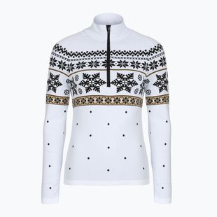 Bluza termoaktywna damska Newland Isalind Half Zip white/black