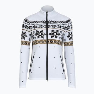 Bluza termoaktywna damska Newland Jadis Full Zip white/black