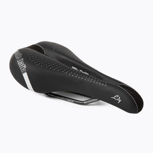Siodełko rowerowe damskie Selle Italia Lady Gel TM Flow, Manganese Rail, Fibra-Tek, Light Gel black