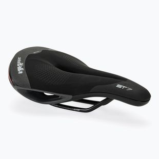 Siodełko rowerowe Selle Italia Sportouring ST 7 Superflow, Fec Alloy Rail, Soft-Tek, Light Gel black
